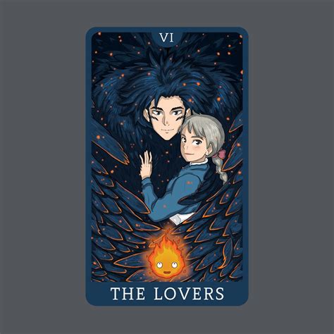 The Lovers Ghibli-mens basic tee-danielmorris1993 by TeeFury | Tarot ...
