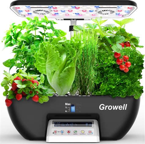 Amazon.com: Ahopegarden Hydroponics Growing System kit Indoor Garden, 12 Pods Plant herb Garden ...