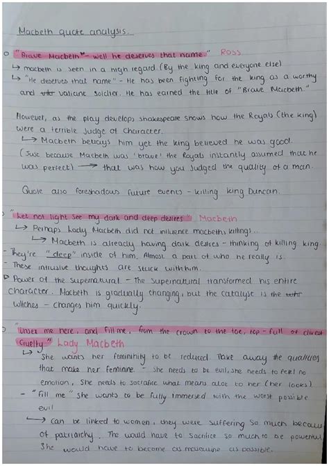 Simply explained: Macbeth Key Quotes and Analysis PDF for GCSE (English ...