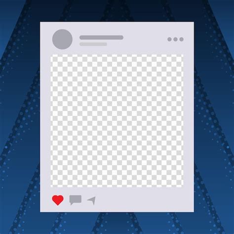 Modèle Twibbon avec un fond transparent | Vecteur Premium