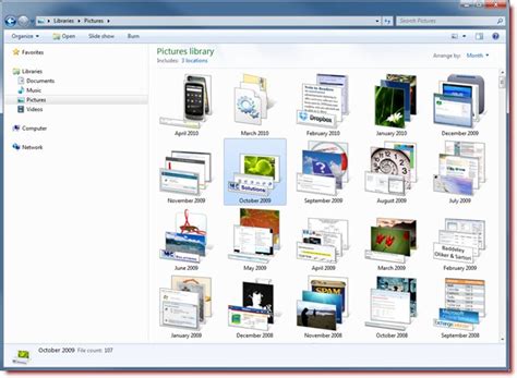 Image result for Windows 7 Library