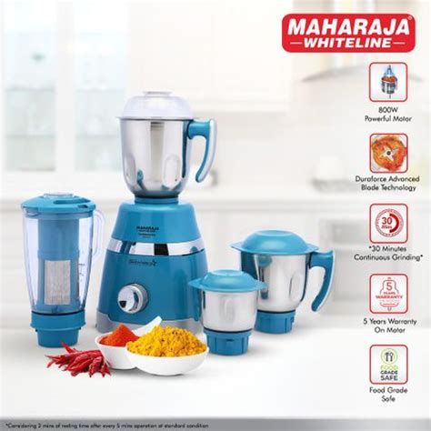 MAHARAJA WHITELINE Duramaxx 800 W Mixer Grinder Price in India - Buy ...