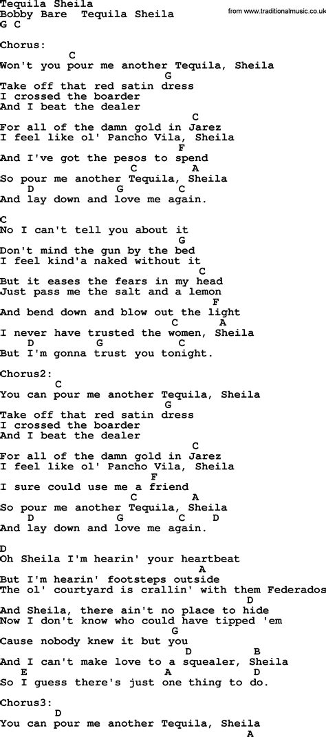 Tequila Song With Lyrics at Glenda Macon blog