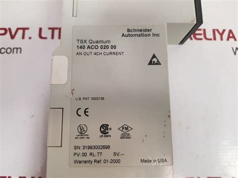Schneider 140 aco 020 00 analog output module – Aeliya Marine Tech
