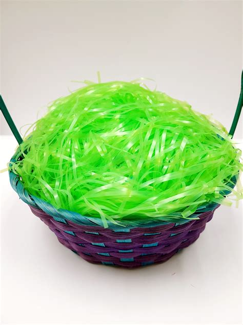 Empty Easter Basket With Grass