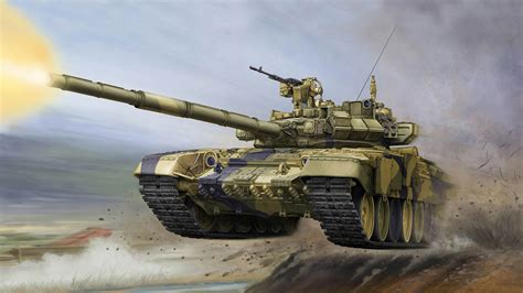 T-90 Tank HD Wallpaper: Power and Precision on the Battlefield