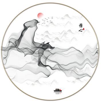 中国风秋季装饰画,无框画,其他设计,设计,汇图网www.huitu.com