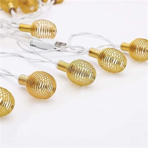 Buy Litehom Moroccan Ball 11ft 14LED Fairy String Light Christmas Led ...