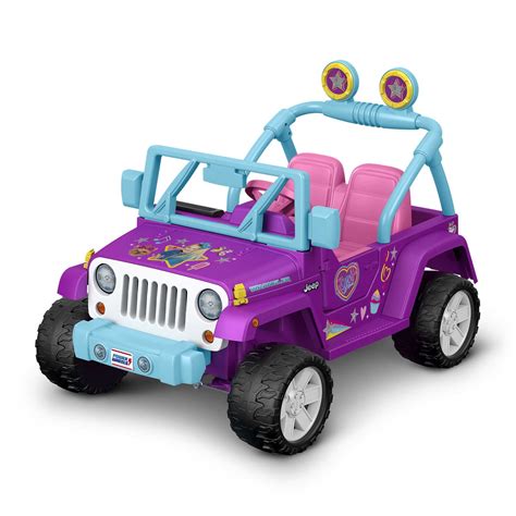 Power Wheels JoJo Siwa Jeep Wrangler Battery Powered 12 Volt Ride-On ...