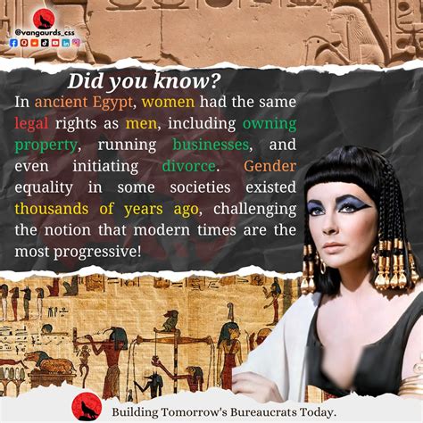 Vanguards CSS: Gender Equality in Ancient Egypt | Vangaurds CSS posted ...