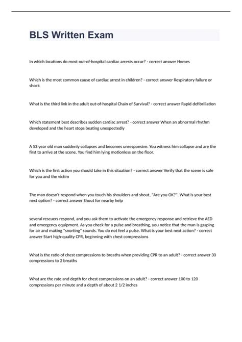 BLS Practice Questions 的图像结果
