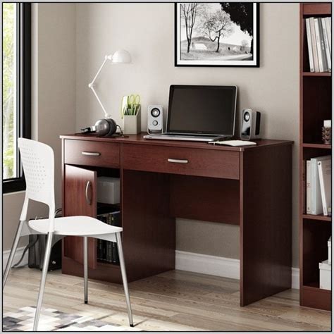 Small Wood Computer Desk 的图像结果