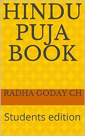 HINDU PUJA BOOK: Students edition eBook : Ch, Radha Goday: Amazon.in ...