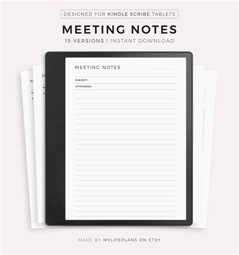 Simple Meeting Notes Template 的图像结果