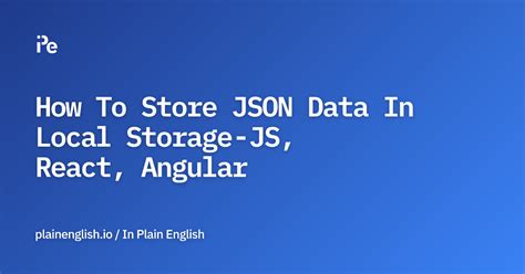 Image result for How to Store JSON Data in Angular