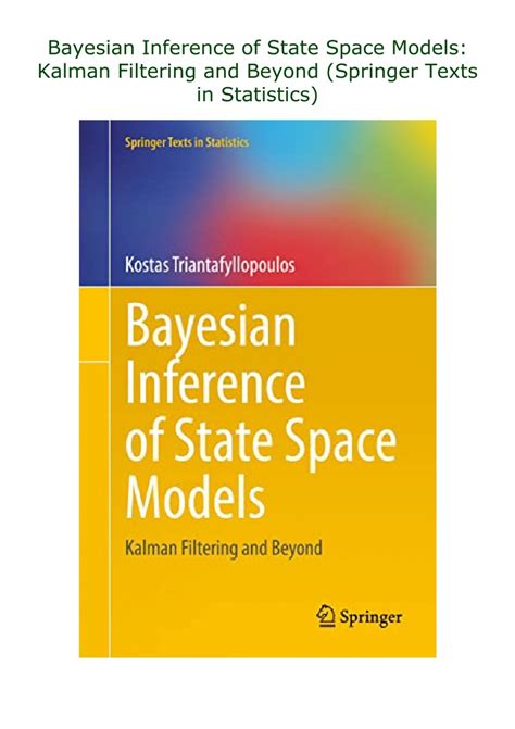 Pdf(readonline) Bayesian Inference of State Space Models: Kalman ...