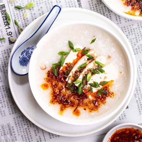 Creamy Rice Cooker Congee – My Plantiful Cooking