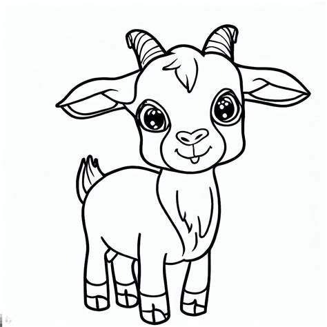 Goats Coloring Pages