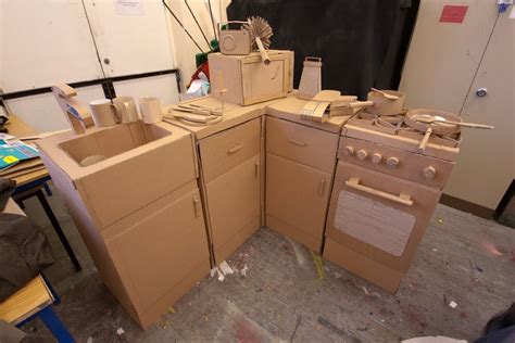 Image result for How to Make Kitchen Model with Cardboard