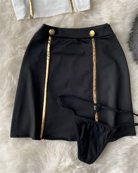 Captain's Charm Aviation-Themed Lingerie Set