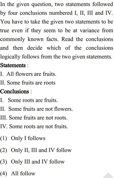 Please explain that why conclusion I doesn't follows the ...