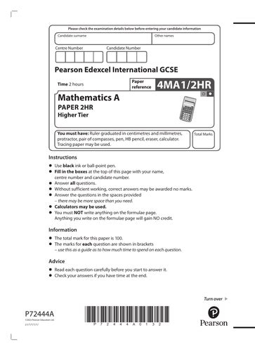 Image result for Math Edecel Past Paper