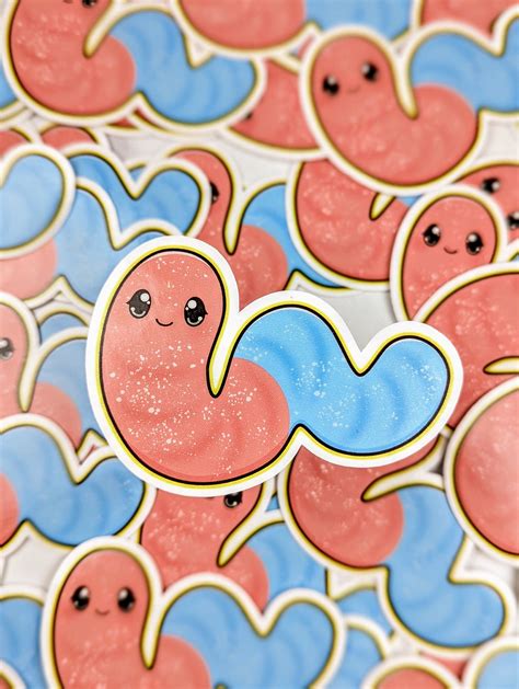 Sour gummy worm vinyl sticker – Artofit