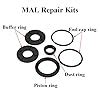 Air Pneumatic Cylinder Repair Kits Standard Piston Seal Ring Kit(SDA ...