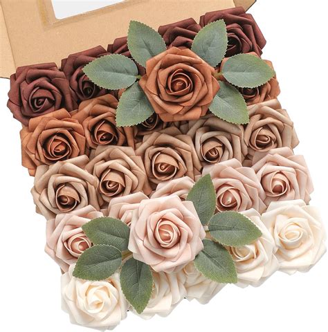 Koroni Flowers Artificial Rose Bouquet - 25pcs Dusty India | Ubuy