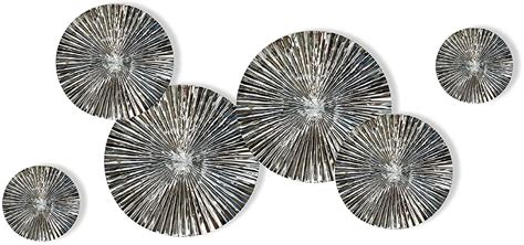 Craftter Metal Themed Mirror Finish Handmade Hanging Antique Wall Art ...