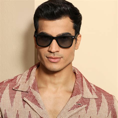Buy Matte Balck Grey Gradient Full Rim Square Vincent Chase Online ...
