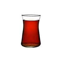 Buy Pasabahce Heybeli Tea Glass Set, 170ml, Set of 6, Clear Online at ...