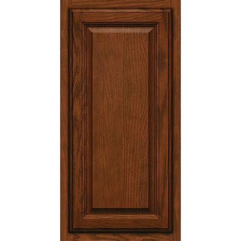 KraftMaid 15-in W x 15-in H Autumn Blush W/Onyx Glaze Medium Oak ...