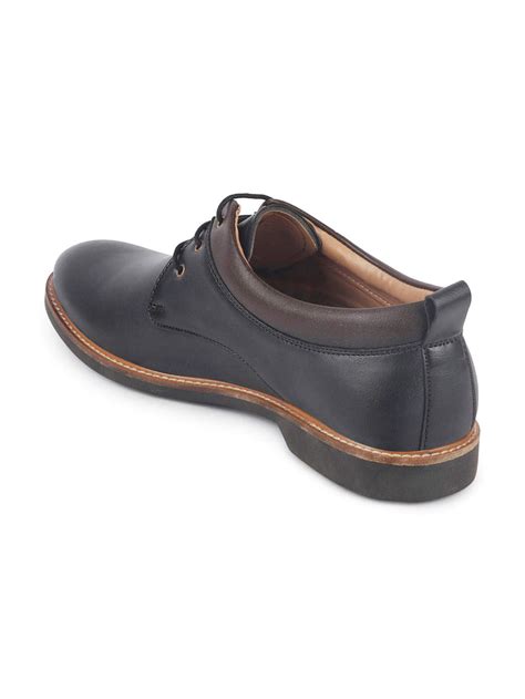 Buy Men Navy Blue Formal Lace Up Oxford Shoes - Fausto – FAUSTO.in