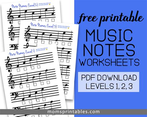 Image result for Music Notes Worksheets Printable