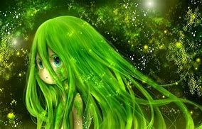 Image result for Cute Green Anime Desktop Wallpaper
