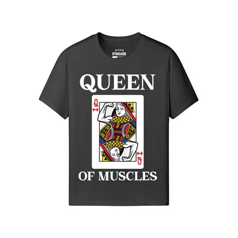 Queen Of Muscle T-shirt - Empower Your Fitness Journey in Style ...