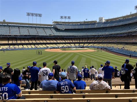 At the Game! Go Big Blue! : r/Dodgers