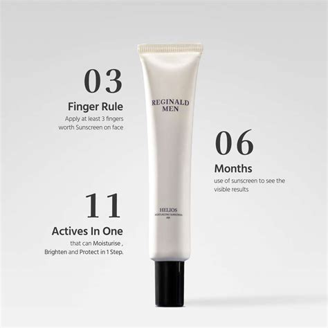 Reginald Men Sunscreen - SPF 50 PA++++ Moisturising Sunscreen SPF 50 ...