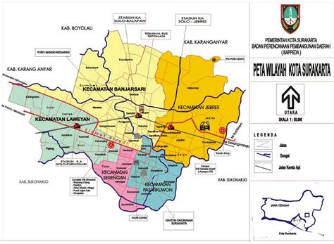 Map Of Solo Indonesia