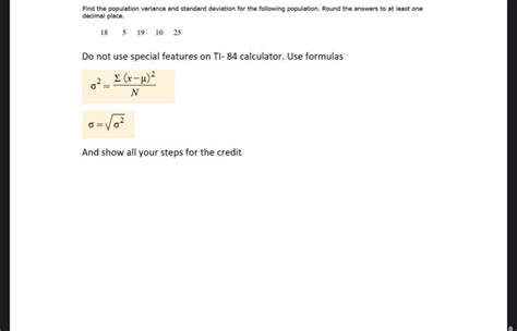 How to Find Population Variance 的图像结果