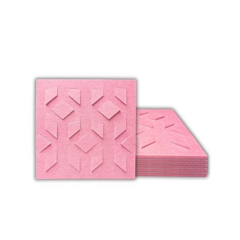 UNIDUS ACOUSTICS 3D Blade Acoustic Wall Panels Set of 6, 12"x12"x1"(9mm ...