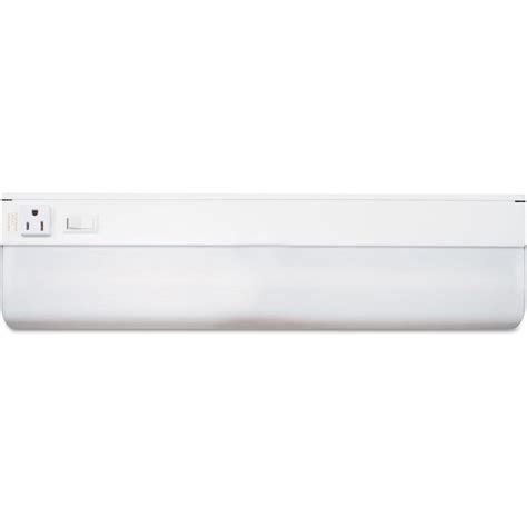 Ledu L9011 Under-Cabinet Fluorescent Fixture, Steel, 18-3/4 x 4, White ...