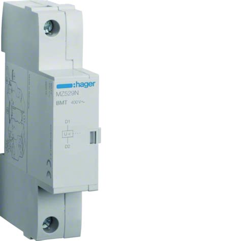 MZ529N Hager | Hager MZ Motor Protection Unit, 400V, 55 °C, -25 °C ...