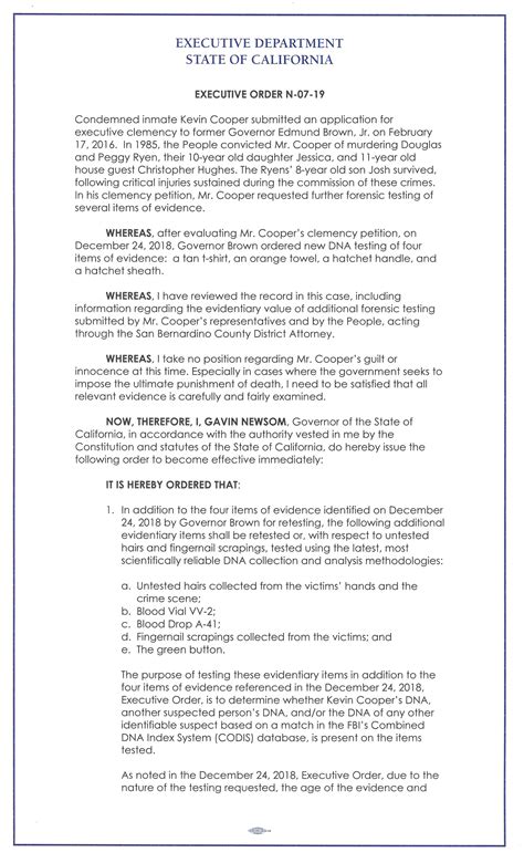 Governor Newsom Issues Executive Order | Governor of California