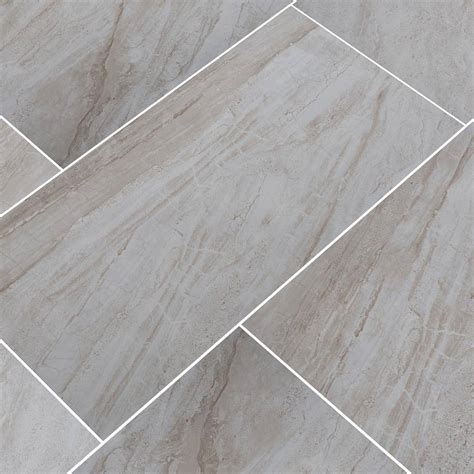 Buy Vigo Gris 12 in. x 24 in. Matte Ceramic Floor and Wall Tile (28 ...