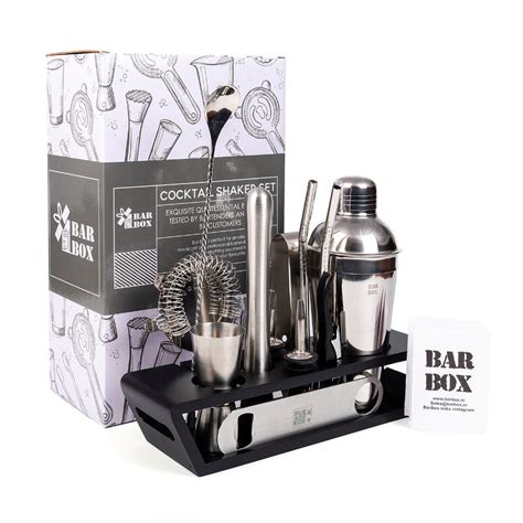 Cocktail shaker kit with Display stand - BarBox – Bar Box