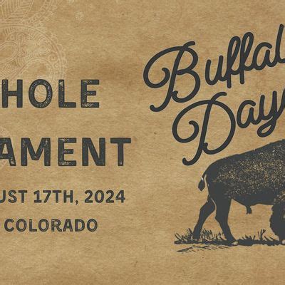 Buffalo Days 2024 Cornhole Tournament, Town Square Park, Grand Lake, 17 ...