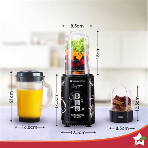 Wonderchef Nutri-Blend Smart Mixer | Fully Automatic Quick Blends ...