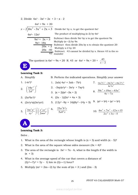 Image result for Module Grade 7 First Quarter Math